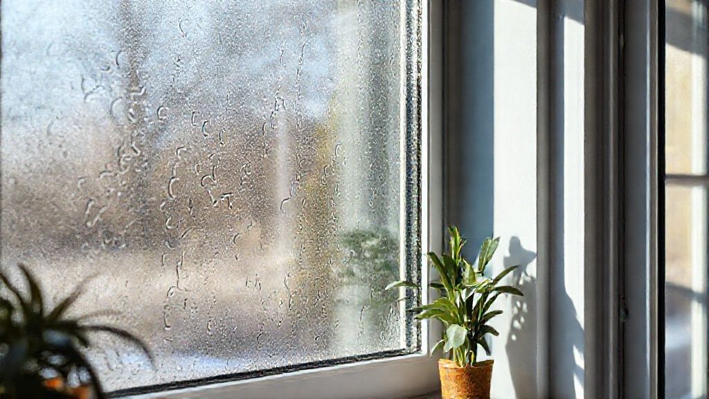 Removing stubborn limescale marks on exterior windows