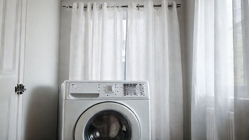 Wash Curtains in Machine Without Creasing or Damaging Them