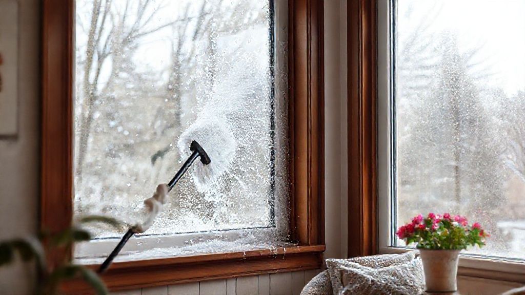 Cleaning high or inaccessible windows safely