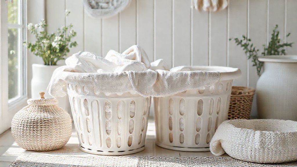 Clean White Fabric or Leather Sneakers