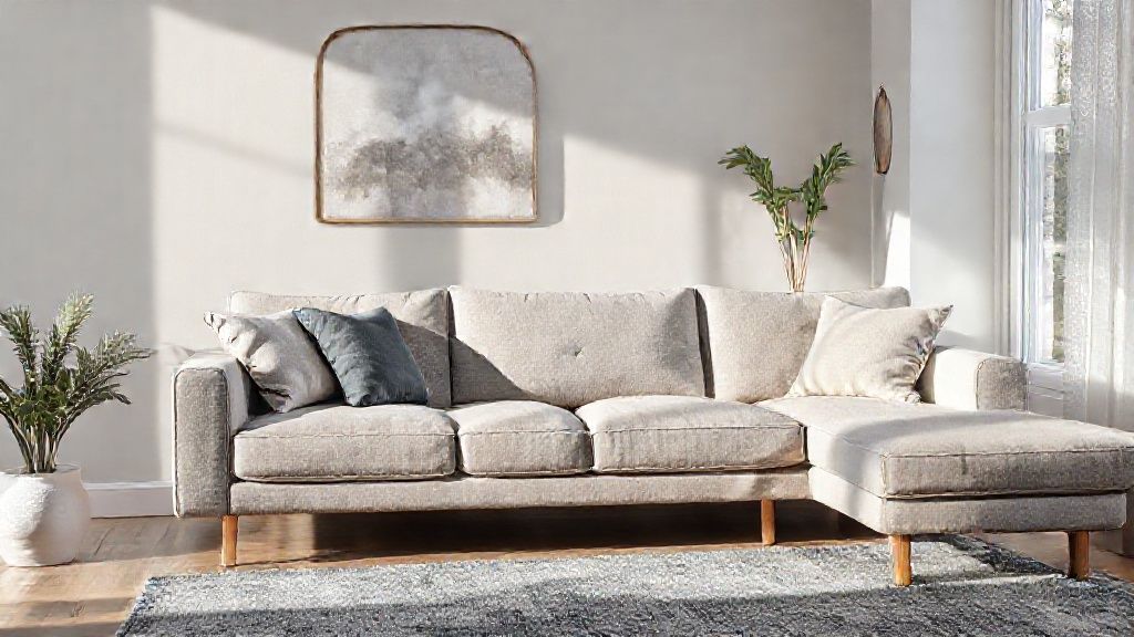 Cleaning a fabric sofa without halos