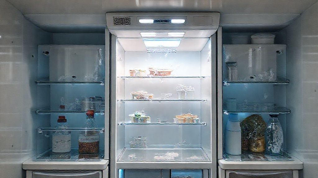 Clean the rear grill of the fridge to consume less