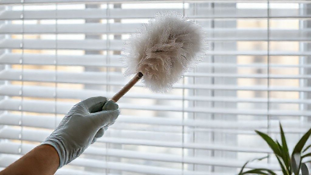 Cleaning Venetian blinds slat by slat without spending all day