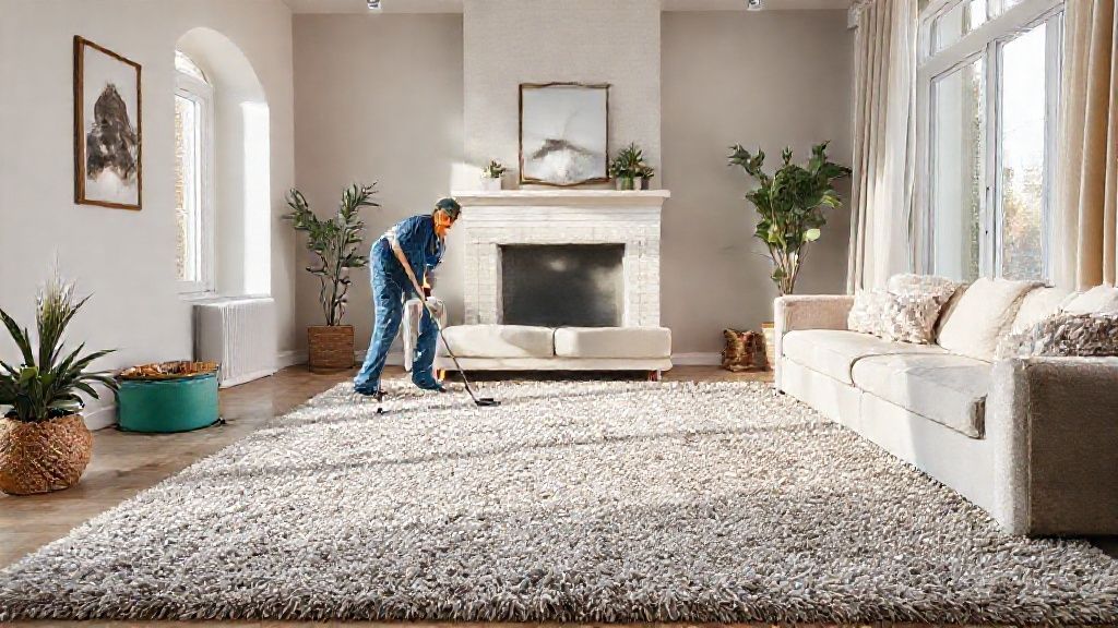 Deep Clean a Shaggy Rug