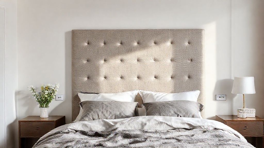 Cleaning a fabric or upholstered headboard