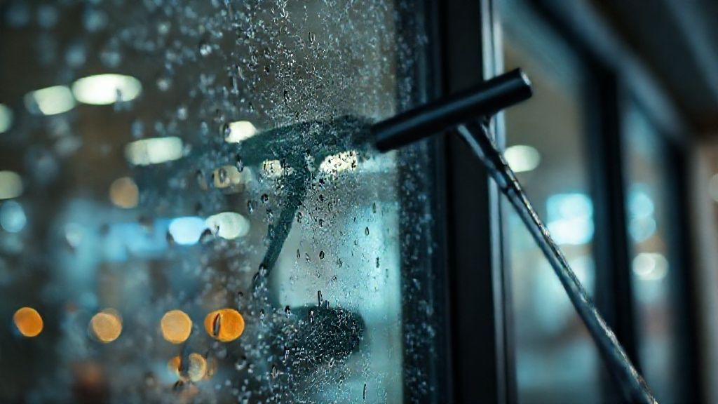 Cleaning very dirty or greasy windows without leaving streaks