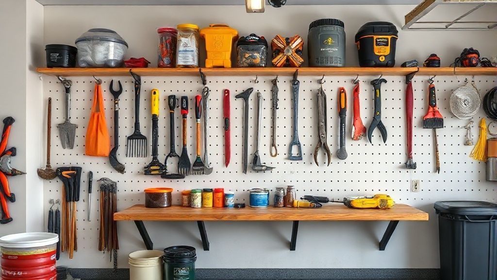 Organizing your garage or DIY workshop